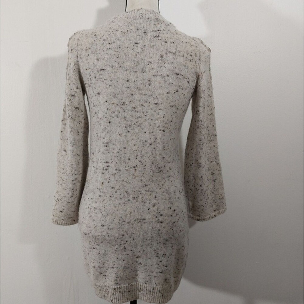 Madewell Donegal Bell Style Button-Sleeve Wool Blend Sweater-Dress Size XS - Picture 5 of 8